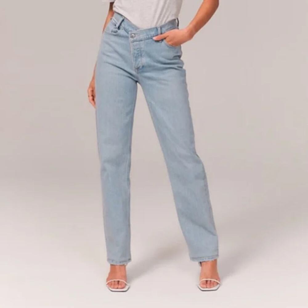 Abercrombie & Fitch Light Blue High Rise Jeans